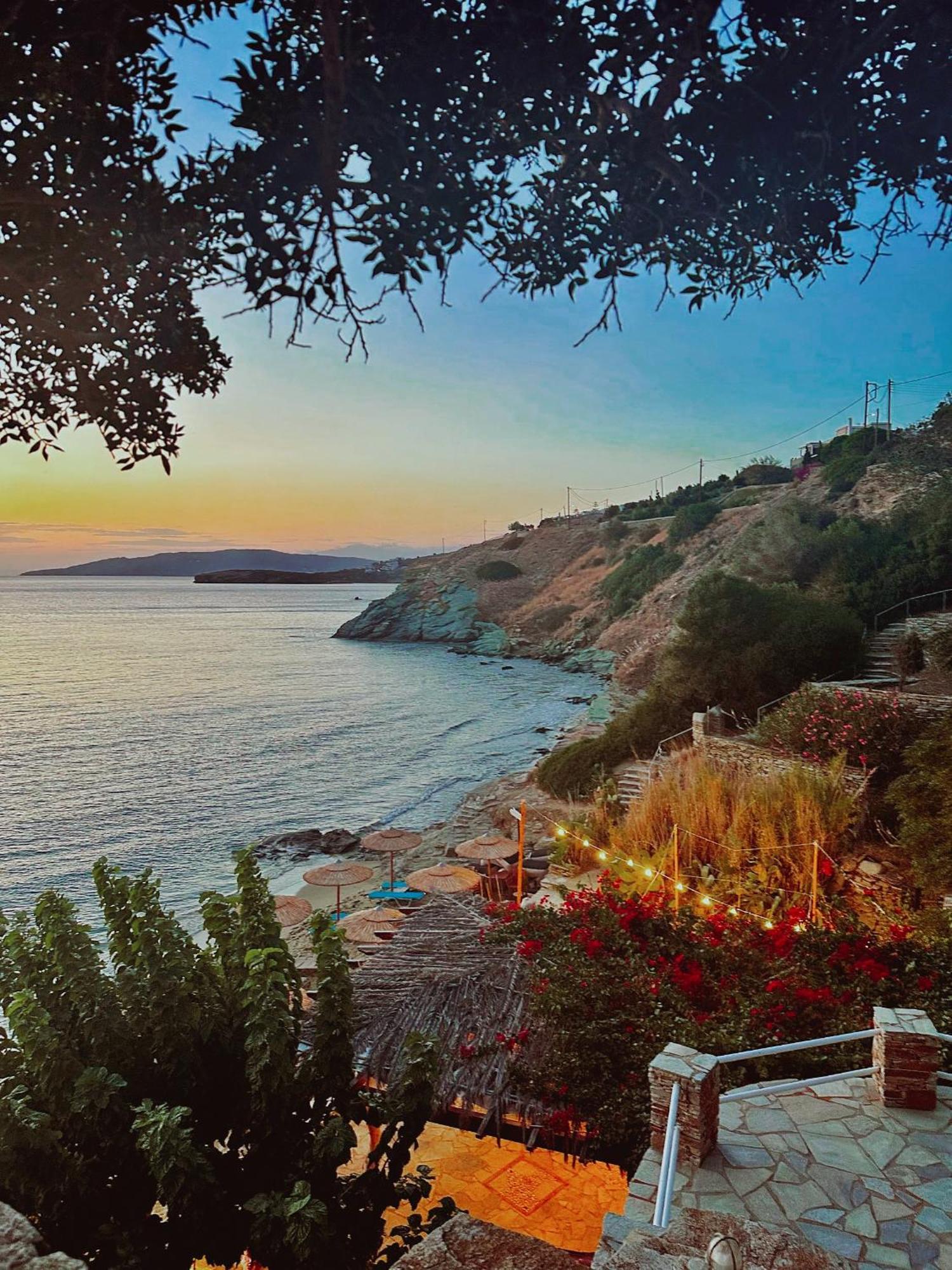 Aneroussa Beach Hotel Batsi  Bagian luar foto