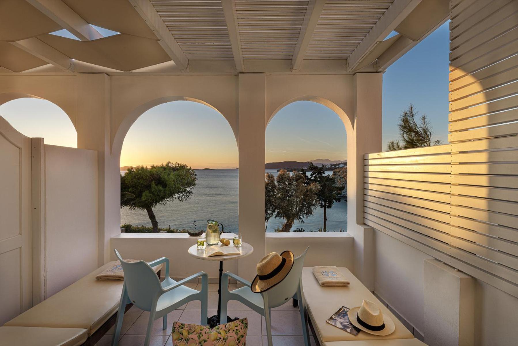 Aneroussa Beach Hotel Batsi  Bagian luar foto