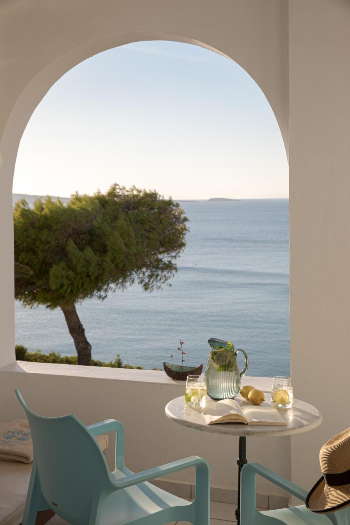 Aneroussa Beach Hotel Batsi  Bagian luar foto