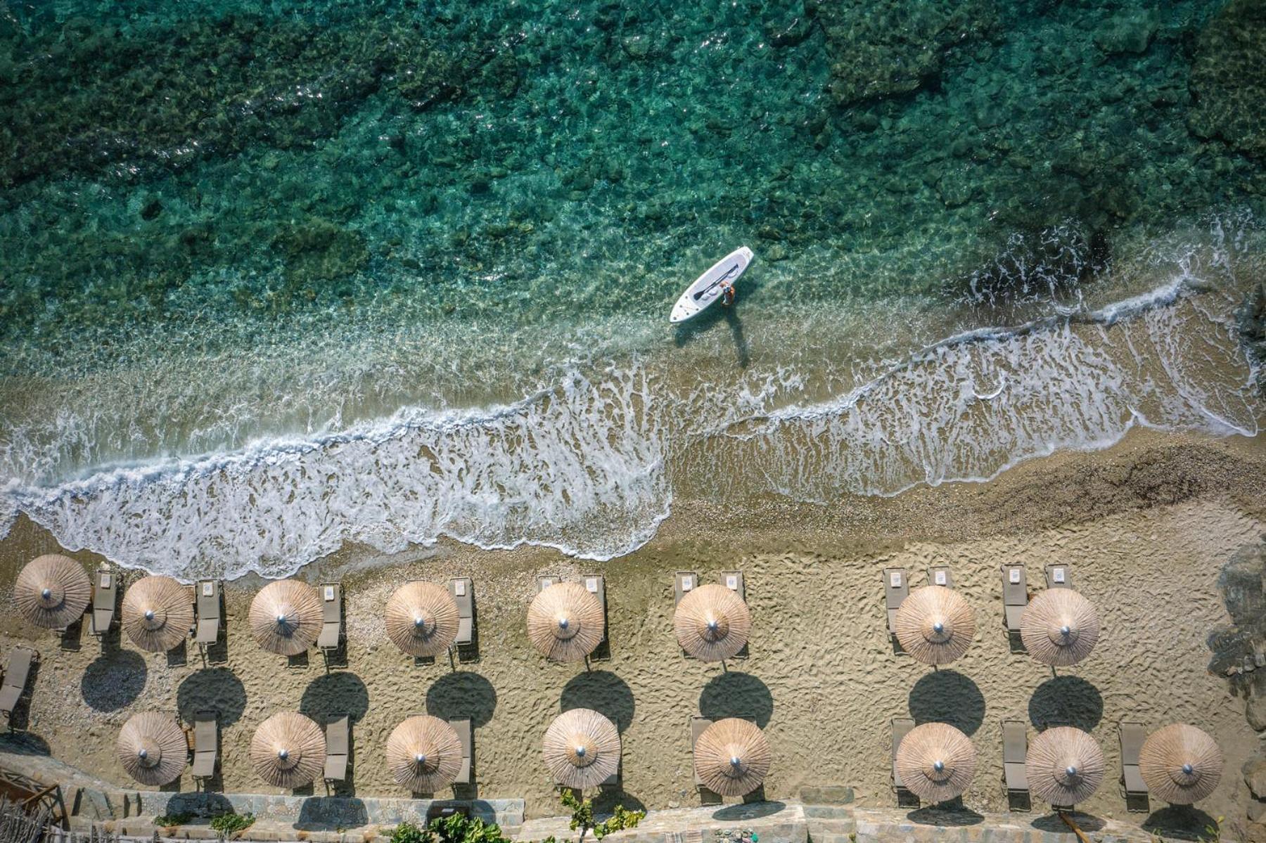 Aneroussa Beach Hotel Batsi  Bagian luar foto